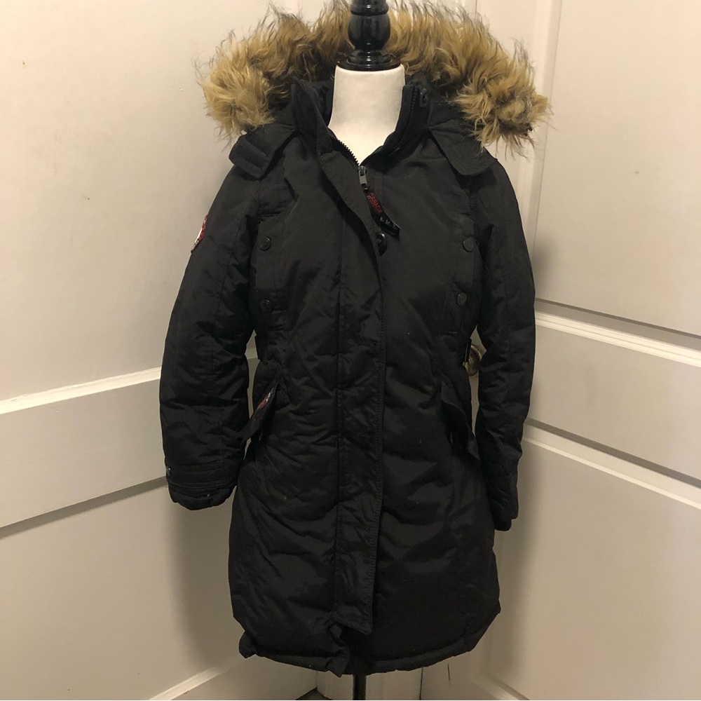 Canada weather gear youth winter snow coat size medium 10-12